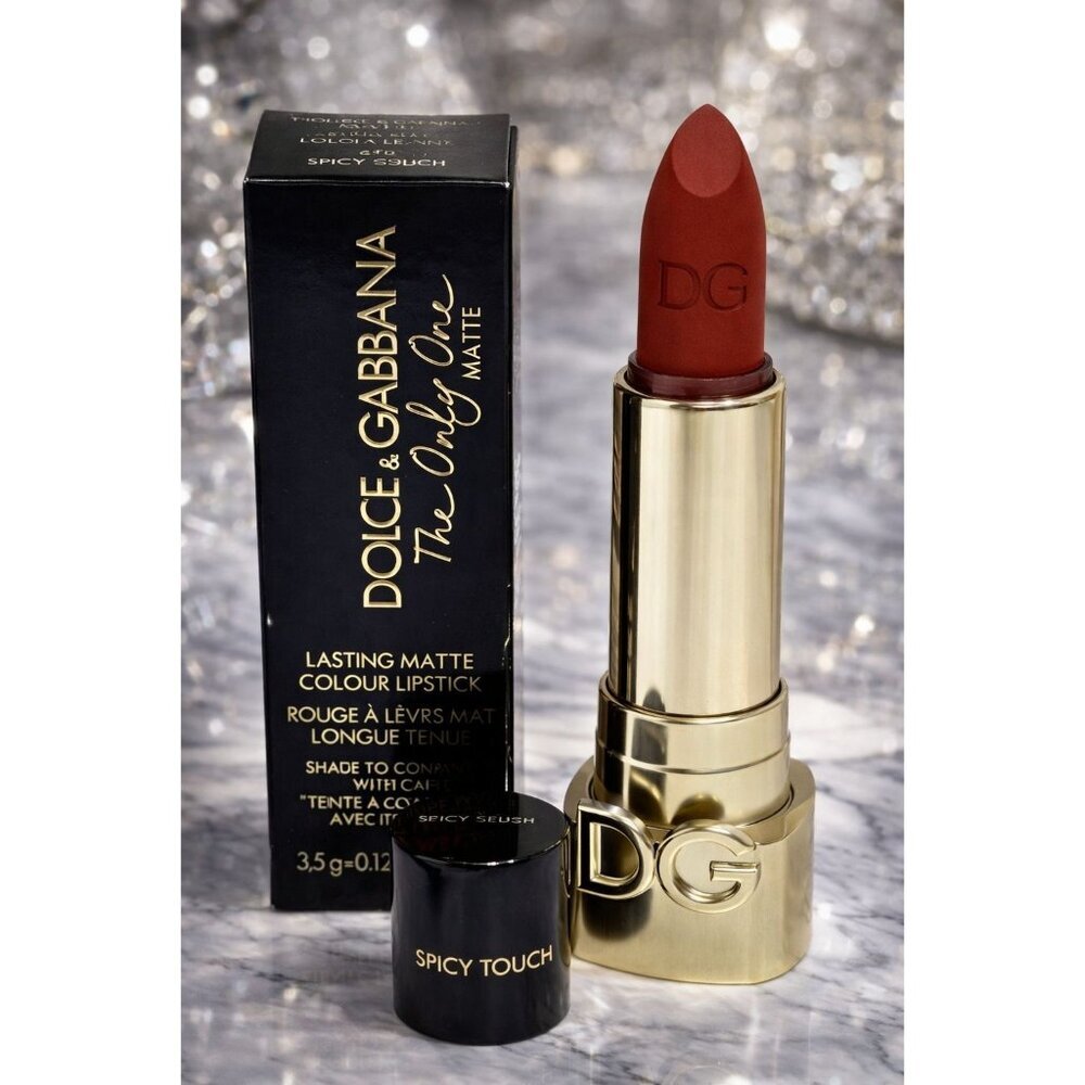 Dolce & Gabbana The Only One Matte Lipstick Spicy Touch 3.5g Full Size NIB